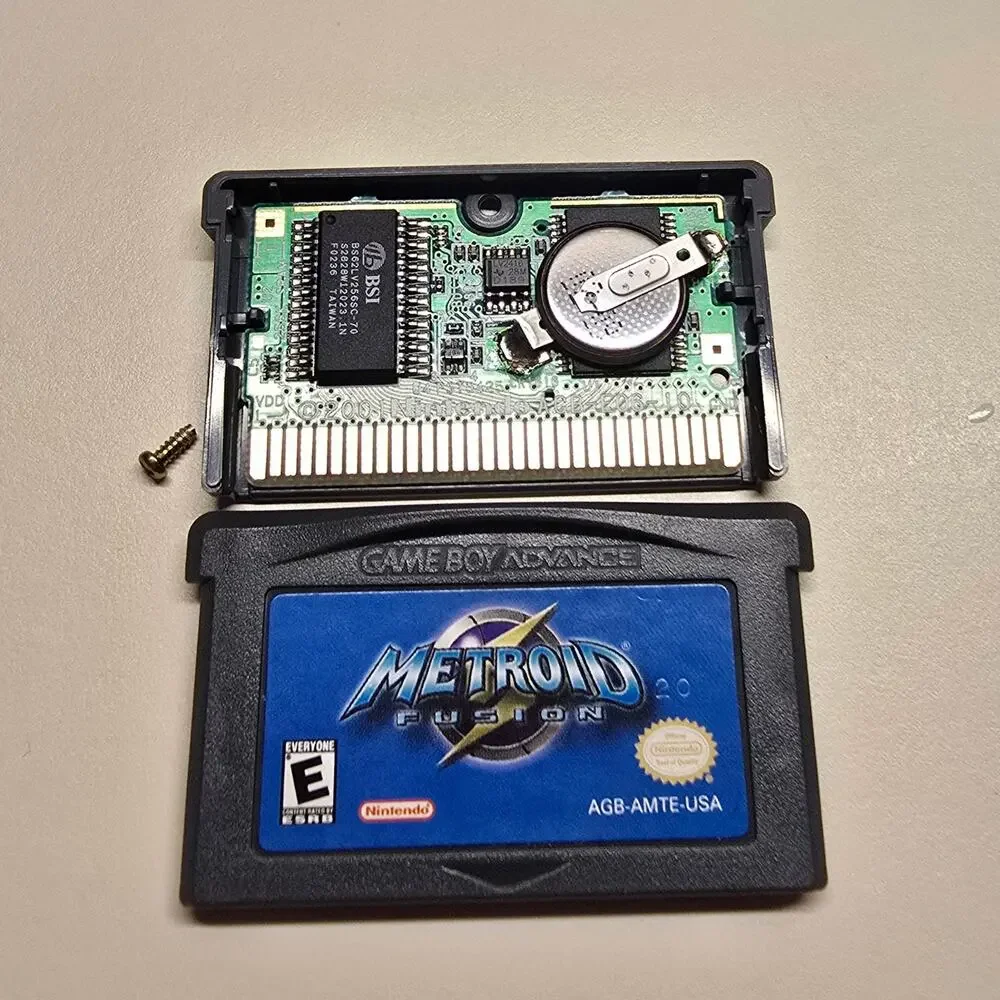 Metroid Fusion Nintendo Game Boy Advance GBA Cartridge Battery Working Authentic